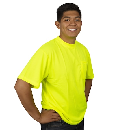 Cordova COR-BRITE Short Sleeve Shirt, Lime, XL V131XL